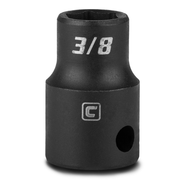 Capri Tools 3/8 in Drive 3/18 in 6-Point SAE Shallow Impact Socket 5-3051